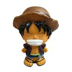 Netavantaj One Piece Luffy Figürlü Kumbara, Plastik, 20 cm, Mor