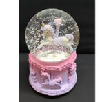 Netavantaj Unicorn Atlı Karınca Işıklı Müzikli Orta Boy Kar Küresi