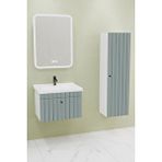 Netdeko Alice 65 Cm Banyo Dolabı Cmr Aynalı - Boy Dolap Dahil Beyaz