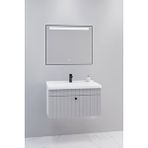 Netdeko Alice 80 Cm Banyo Dolabı Lvn Aynalı - Boy Dolap Hariç Beyaz