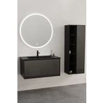 Netdeko Aston 80 cm Siyah Lavabolu Banyo Dolabı - Boy Dolap Hariç