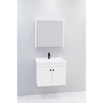 Netdeko Avien 65 Cm Banyo Dolabı Bgn Aynalı - Boy Dolap Hariç Beyaz
