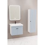 Netdeko Avien 65 Cm Banyo Dolabı Cmr Aynalı - Boy Dolap Dahil Beyaz