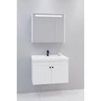 Netdeko Avien 80 Cm Banyo Dolabı Npl Aynalı - Boy Dolap Hariç Beyaz