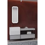 Netdeko Greta 160 Cm Banyo Dolabı - Gri