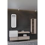 Netdeko Greta 160 Cm Banyo Dolabı - Krem (boy Dolap Dahil)