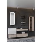 Netdeko Greta 160 Cm Banyo Dolabı - Krem ( Raf Modül Ve Boy Dolap Dahil)