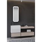 Netdeko Greta 160 Cm Banyo Dolabı - Krem