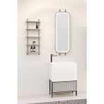 Netdeko Greta 65 Cm Banyo Dolabı - Gri (raf Modül Dahil)