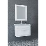 Netdeko Monaco 65 Cm Banyo Dolabı Beyaz - Boy Dolap Hariç