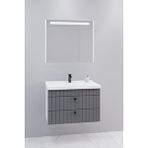 Netdeko Petit 80 Cm Banyo Dolabı Npl Aynalı - Boy Dolap Hariç Beyaz