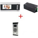 Netelsan Alvara 4.3'' Inc Renkli Butonlu LCD Ekranlı Görüntülü Villa Kit 2 Şubeli