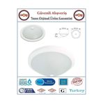 Netelsan Tavan Armatürü - Soft Camlı - Sensörsüz - Tek Duylu