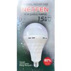 Netfen Ntf 15W Şarjlı Ampul Enerji Tasarruflu Nf-15S