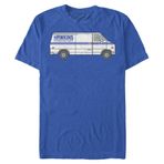 Netflix Stranger Things Hawkins Power Truck Organic Short Sleeve Hellblau Unisex T-shirt