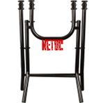 Netoc Katlanır Metal Masa Ayağı Orta Boy "lüx" VİDA HEDİYELİ - Gri - Siyah