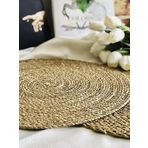 netodak Amerikan Hasır Servis Supla Örme Bambu Kaliteli (35 cm) 6 Adet