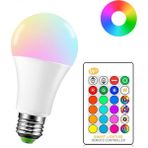 Netodak Uzaktan Kumandalı Rgb LED Ampul 9W E27 Tasarruflu Dimmerli LED Lamba 16 Ton Işık