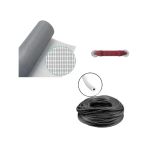 Netpen 3'Lü Sineklik Seti 400X120 Cm Tül, 20 Mt. Siyah Conta, Fitil Çekme Aparatı