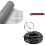 Netpen 3'lü Sineklik Seti 800x120 Cm Tül, 24 Mt. Siyah Conta, Fitil Çekme Aparatı