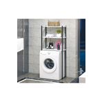 NETPLUSMOBİLYA LENA BANYO RAFI COK AMACLI RAF ÇAMAŞIR MAKİNESİ ÜSTÜ RAFI