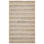 Netra Koleksiyonu Jüt İle Üretilen El Dokuma Sisal Kilim S-1410 Silver Xw