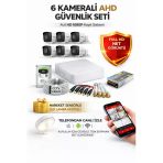 Netra Teknoloji Güvenlik Sistemleri 6 Kameralı Ahd Güvenlik Kamera Hazır Set 500Gb