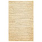 NETRA TRIPLE CREAM XW Farklı Örgü Dokusuna Sahip El Dokuma Naturel Jüt Hasır Halı, Krem, 120 x 180