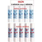 netsu arıtma Su Arıtma Filtresi,5 Adet 5 Mikron Sediment Filtre