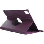 Nettech Apple iPad Pro 13 2024 Uyumlu 3 Kameralı Döner Standlı Kapaklı Kılıf - Mor