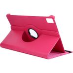 Nettech Apple iPad Pro 13 2024 Uyumlu 3 Kameralı Döner Standlı Kapaklı Kılıf - Pembe