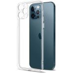 Nettech Apple iPhone 12 Pro Max Uyumlu Lüx Seri Silikon Kılıf Şeffaf