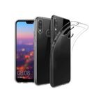 Nettech Huawei P20 Lite 0.3 mm Lüx Seri Silikon Şeffaf Cep Telefonu Kılıfı