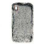 Nettech Huawei P20 Lite 0.4 mm Peluş Silikon Gri Cep Telefonu Kılıfı