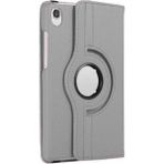 Nettech Lenovo Tab M8 TB-8505 Uyumlu 3 Kameralı Döner Standlı Kapaklı Kılıf - Gri
