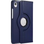 Nettech Lenovo Tab M8 TB-8505 Uyumlu 3 Kameralı Döner Standlı Kapaklı Kılıf - Lacivert