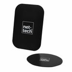 Nettech NT-97082 Siyah Çiftli Araç İçi Manyetik Tutucu İçin Metal Plaka