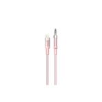 Nettech NT-AC06 Plastik 100 cm Pembe Jack to Lightning Aux Kablo
