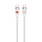 Nettech NT-DC32 60 W Plastik 100 cm Gri Type-C to Type-C Şarj ve Data Kablosu