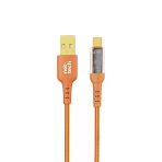 Nettech NT-DC34 Plastik 100 cm Turuncu Type-C Şarj ve Data Kablosu