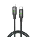 Nettech NT-DC40 60 W Plastik 100 cm Siyah Type-C to Type-C Şarj ve Data Kablosu