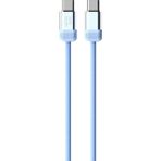 Nettech NT-DC47 60 W Plastik 100 cm Mavi Type-C to Type-C Şarj ve Data Kablosu