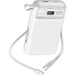 Nettech NT-PW35 PD 20W + 22.5W 15W 20000 mAh Beyaz Taşınabilir Powerbank