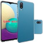 Nettech Samsung Galaxy A02 Uyumlu Lüx Seri Kamera Korumalı Silikon Kılıf - Şeffaf