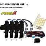 Nettedarikcisi Oto Merkezi Kilit Seti 12 Volt 4 Kapı İçin