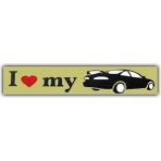 Nettedarikcisi Ozy I Love My Car Yazı Araba Oto Sticker ( 3,5Cm * 14Cm )
