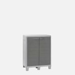 Nettekaçmaz Bahçe Balkon Kiler Plastik Dolap 76X46X101CM - Gri