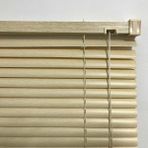Nettekaçmaz Pvc Jaluzi 25 mm 90 x 200 cm Ölçülerinde Ahşap Desenli - 100 x 160 cm - Kahverengi