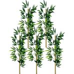 Netten Evime 5li Set Yapay Bambu Sopası 10 Yapraklı 90 cm Yapay Çiçek Bambu Duvarı Separatör Çiçeği Yapay Çiçek