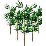 Netten Evime 5li Set Yapay Bambu Sopası 8 Yapraklı 70 cm Yapay Çiçek Bambu Duvarı Separatör Çiçeği Yapay Çiçek
